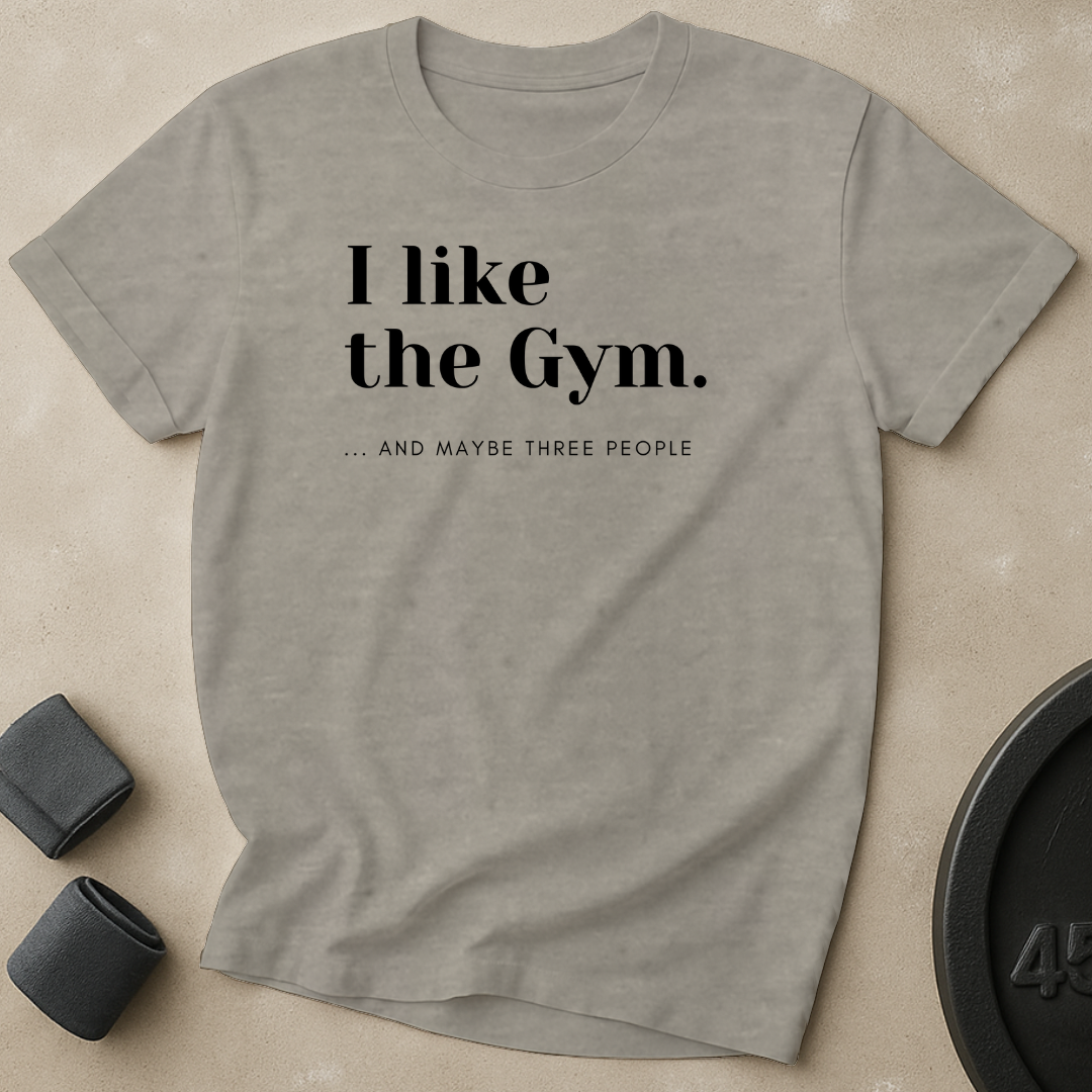 Gym And Three People T-Shirt