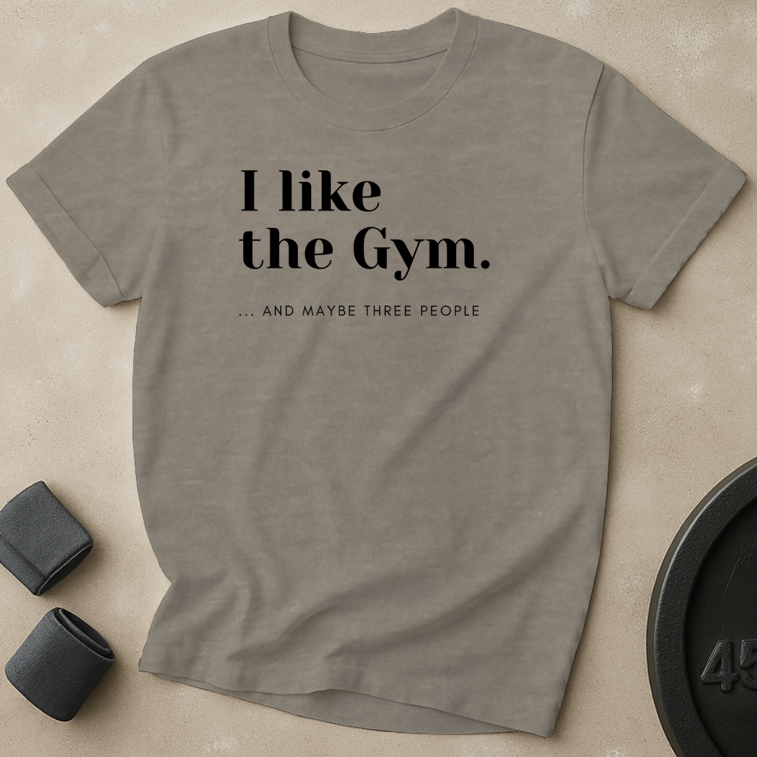 Gym And Three People T-Shirt