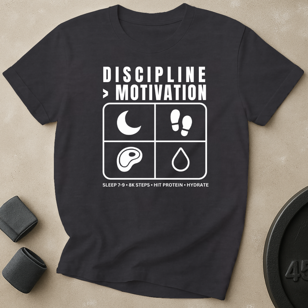 Discipline Over Motivation T-Shirt