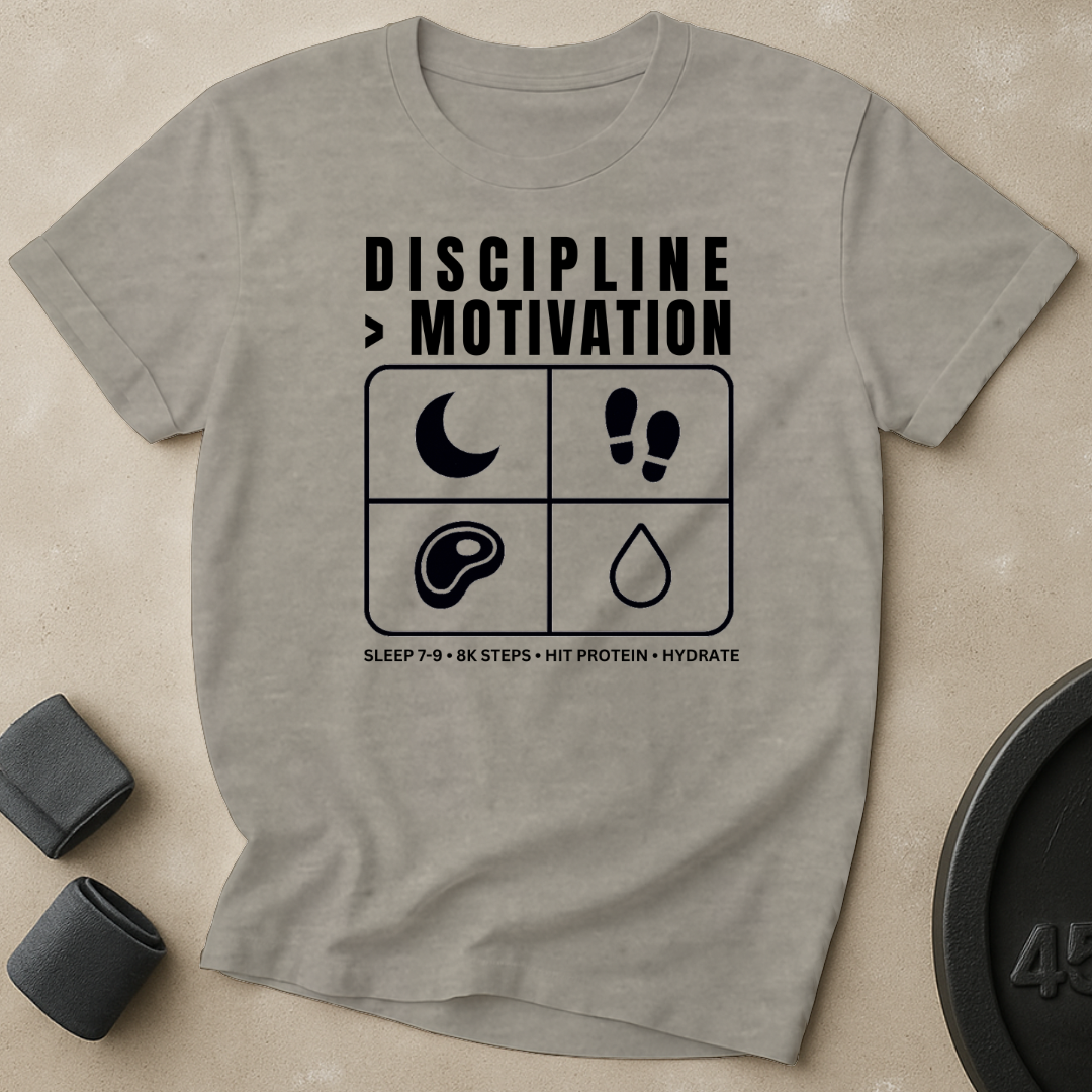 Discipline Over Motivation T-Shirt