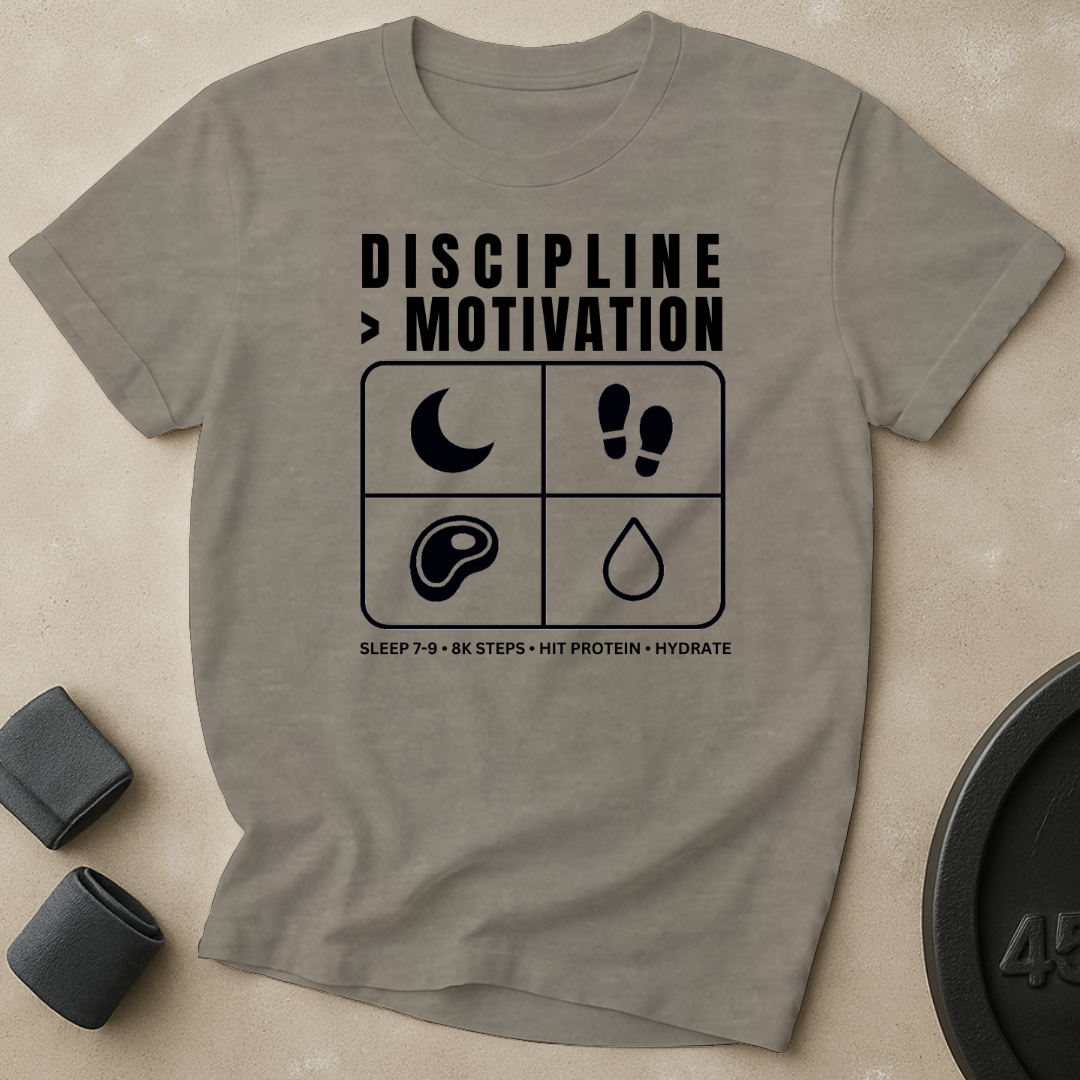 Discipline Over Motivation T-Shirt