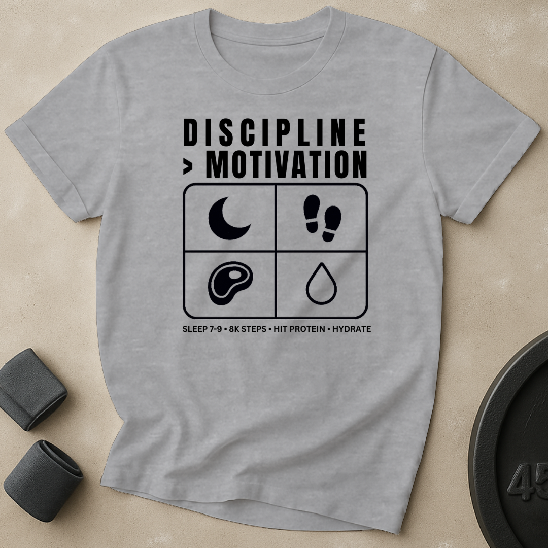 Discipline Over Motivation T-Shirt