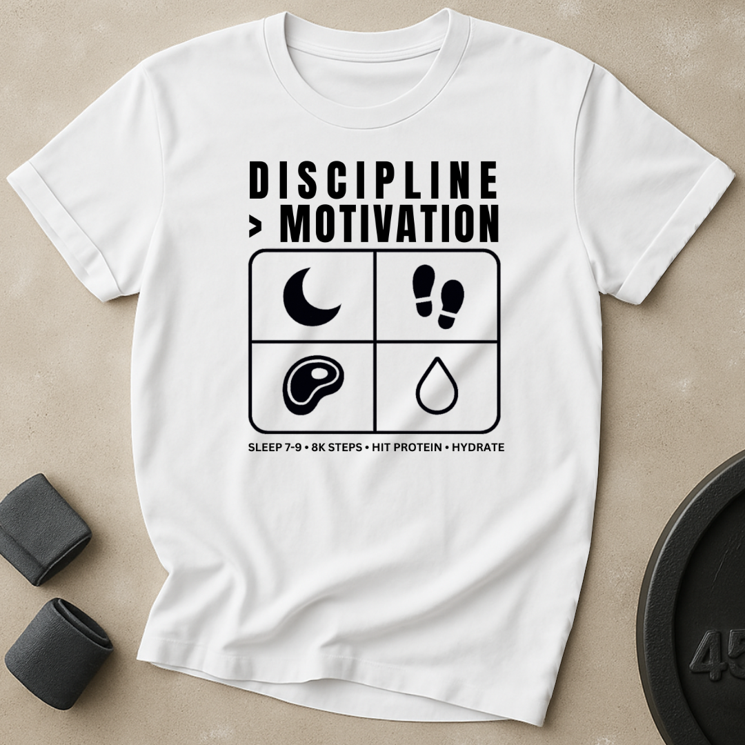 Discipline Over Motivation T-Shirt