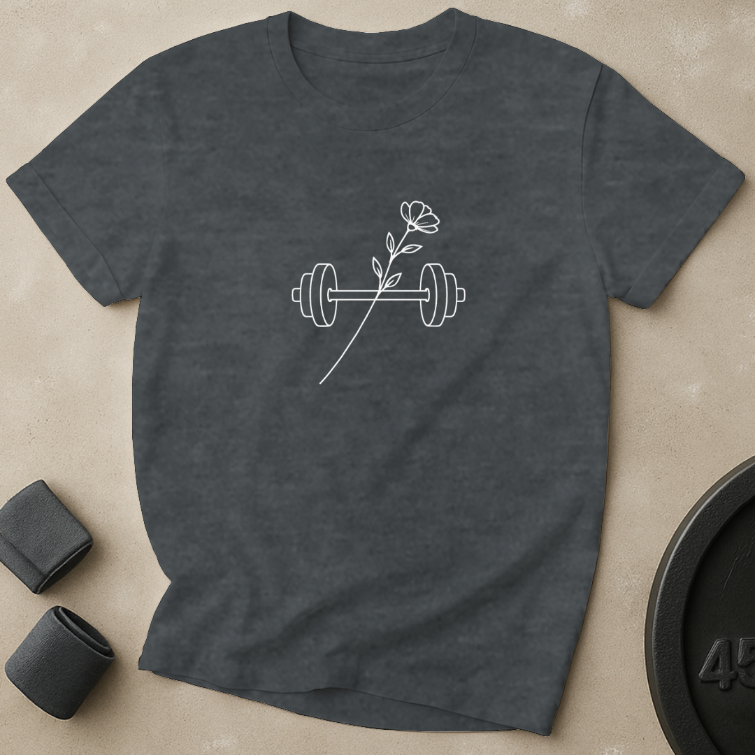 Dumbbell Flower T-Shirt