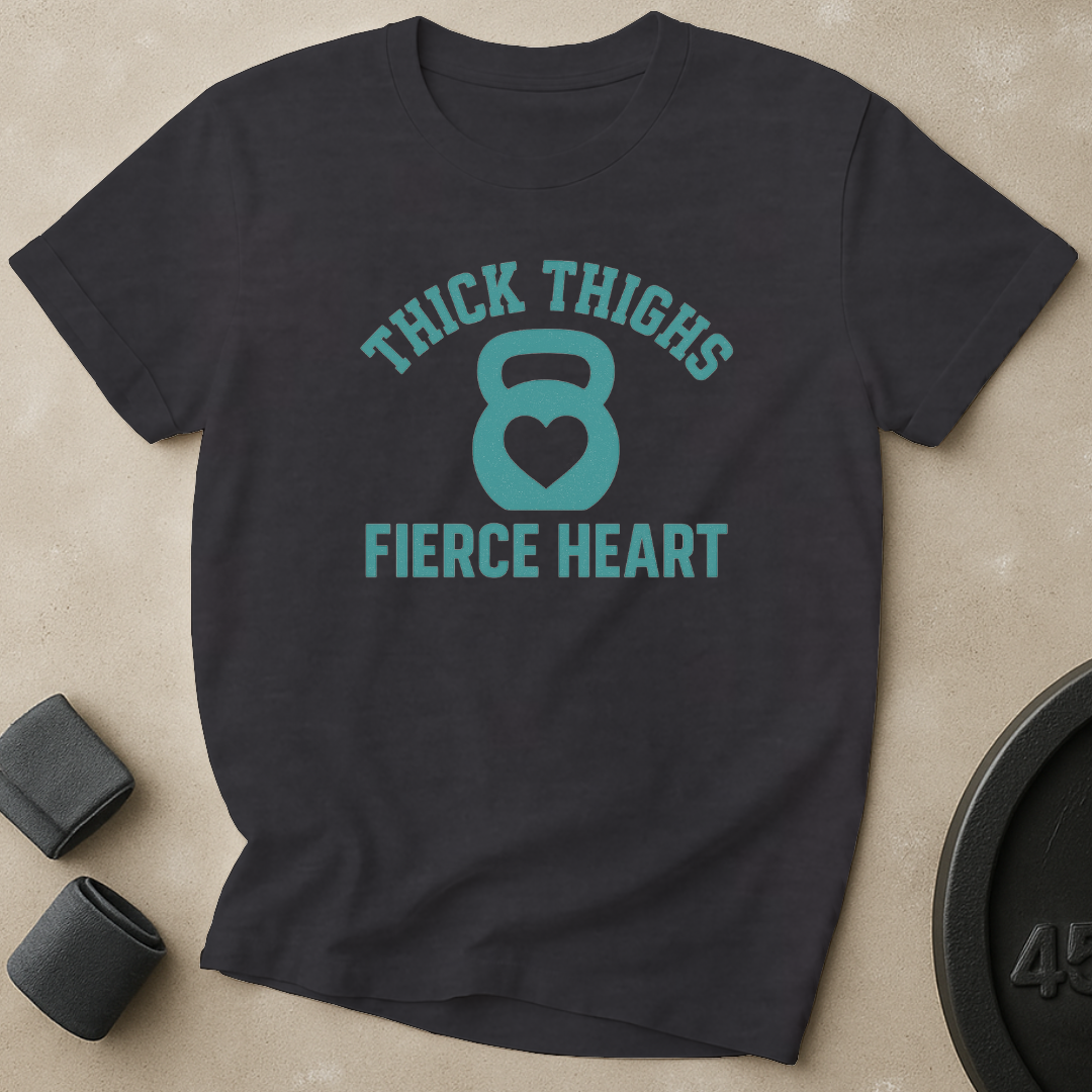 Thick Thighs Fierce Heart T-Shirt
