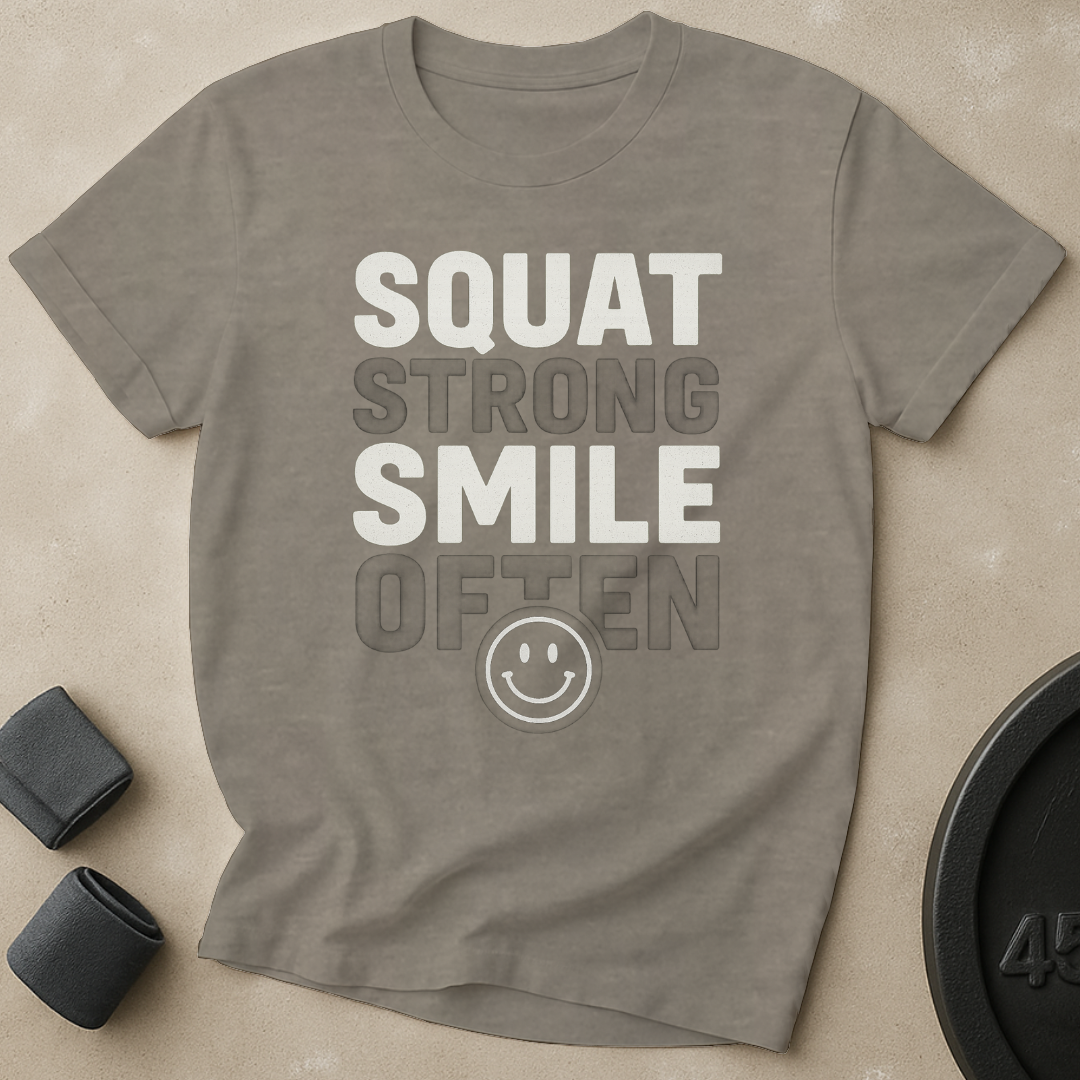 Squat Strong Smile Often T-Shirt