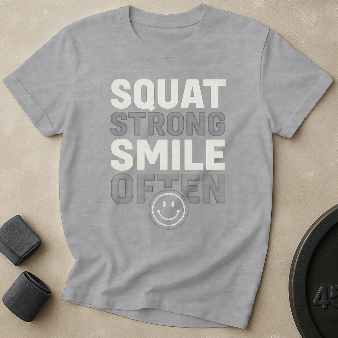 Squat Strong Smile Often T-Shirt