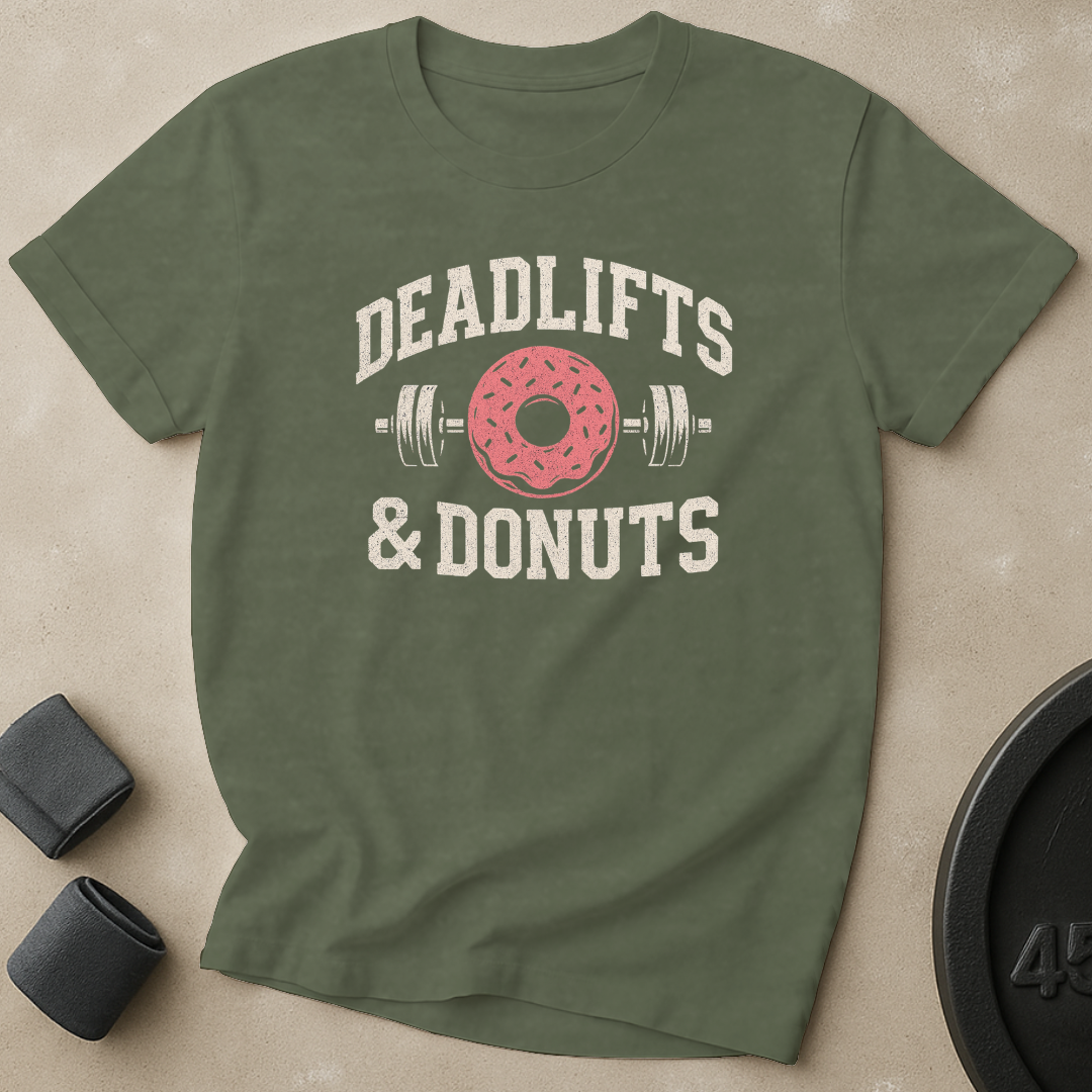 Deadlifts And Donuts T-Shirt