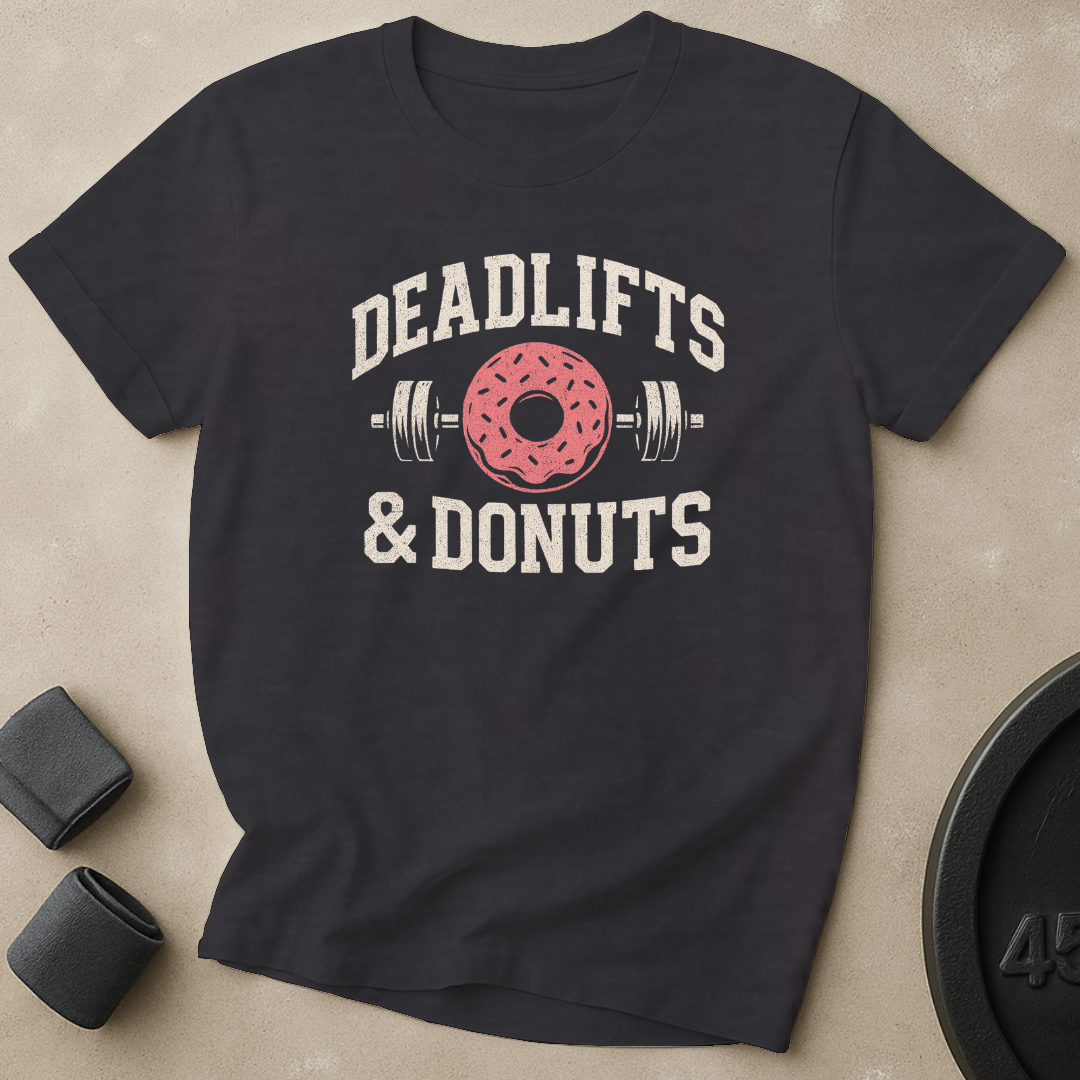 Deadlifts And Donuts T-Shirt
