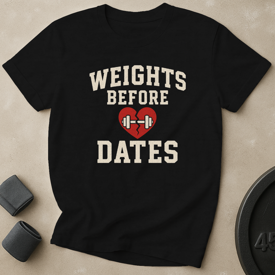 Weights Before Dates T-Shirt