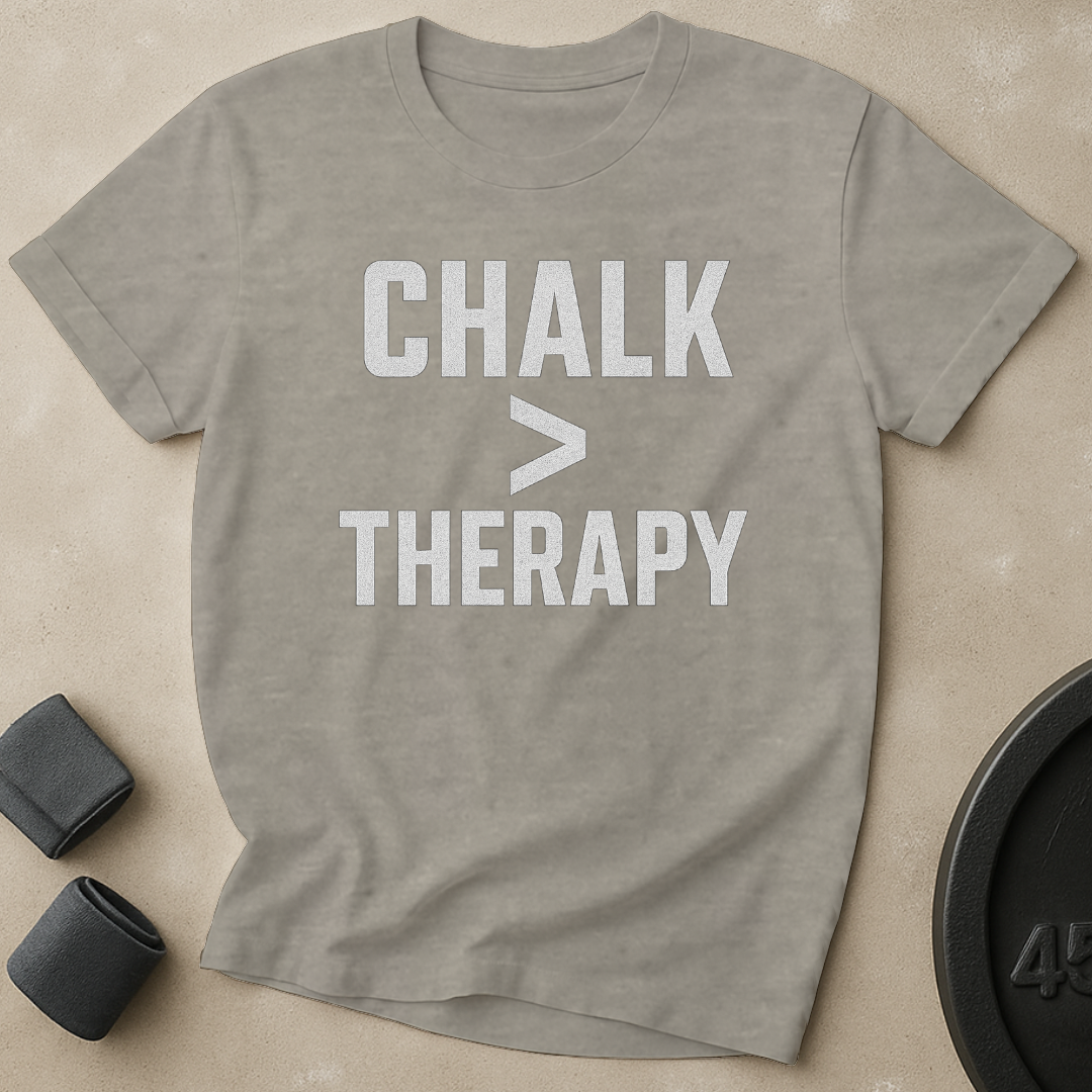 Chalk Greater Than Therapy T-Shirt