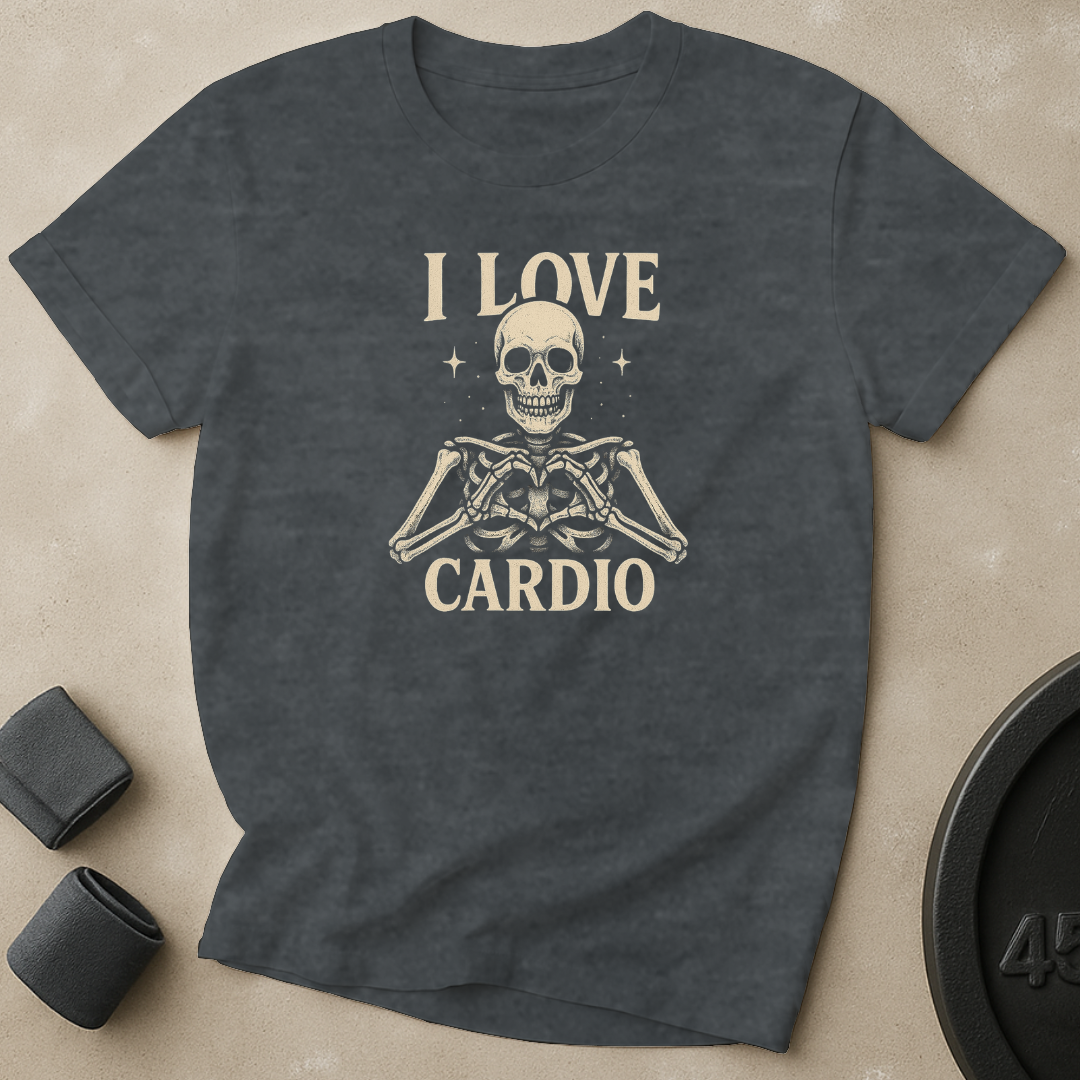 I Love Cardio Skelleton T-Shirt