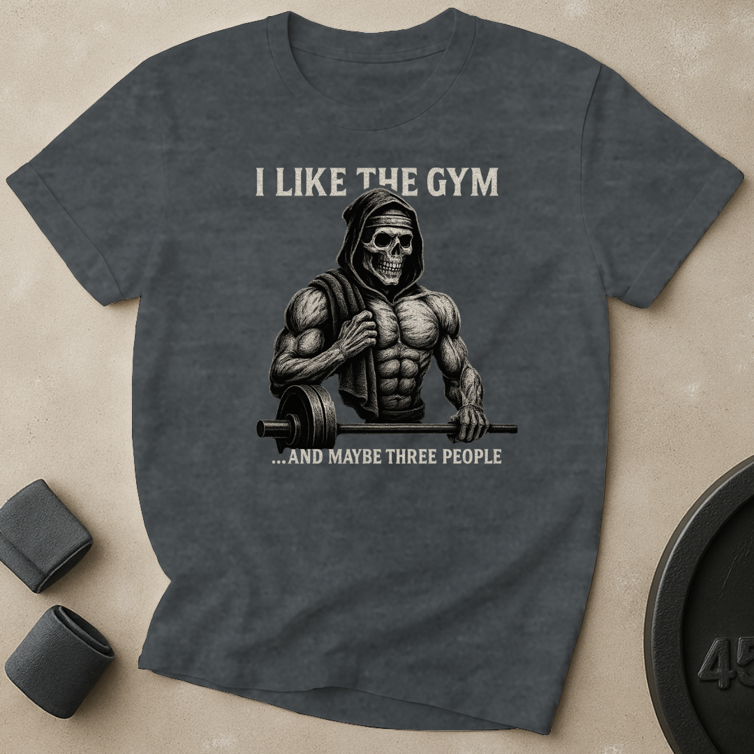 Gym And Three People Reaper T-Shirt