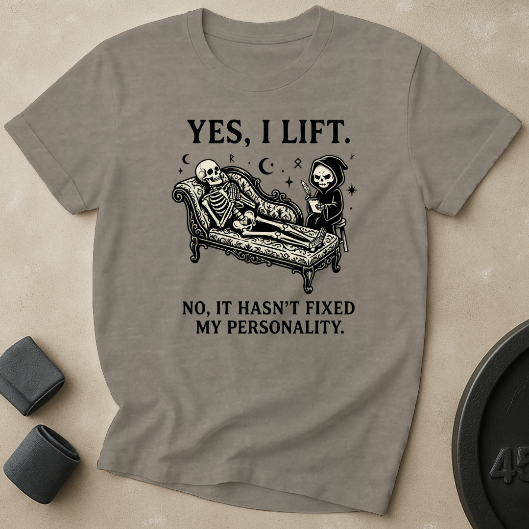 Yes I Lift Cartoon T-Shirt