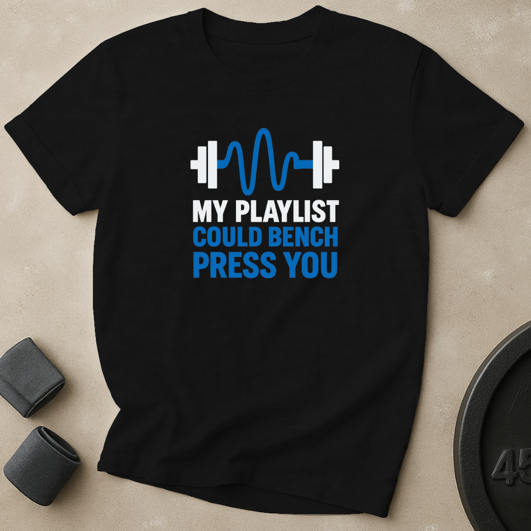Playlist Benchpress T-Shirt