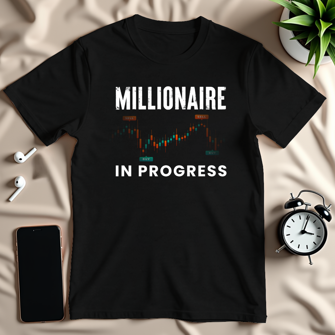Millionaire In Progress Candle T-Shirt