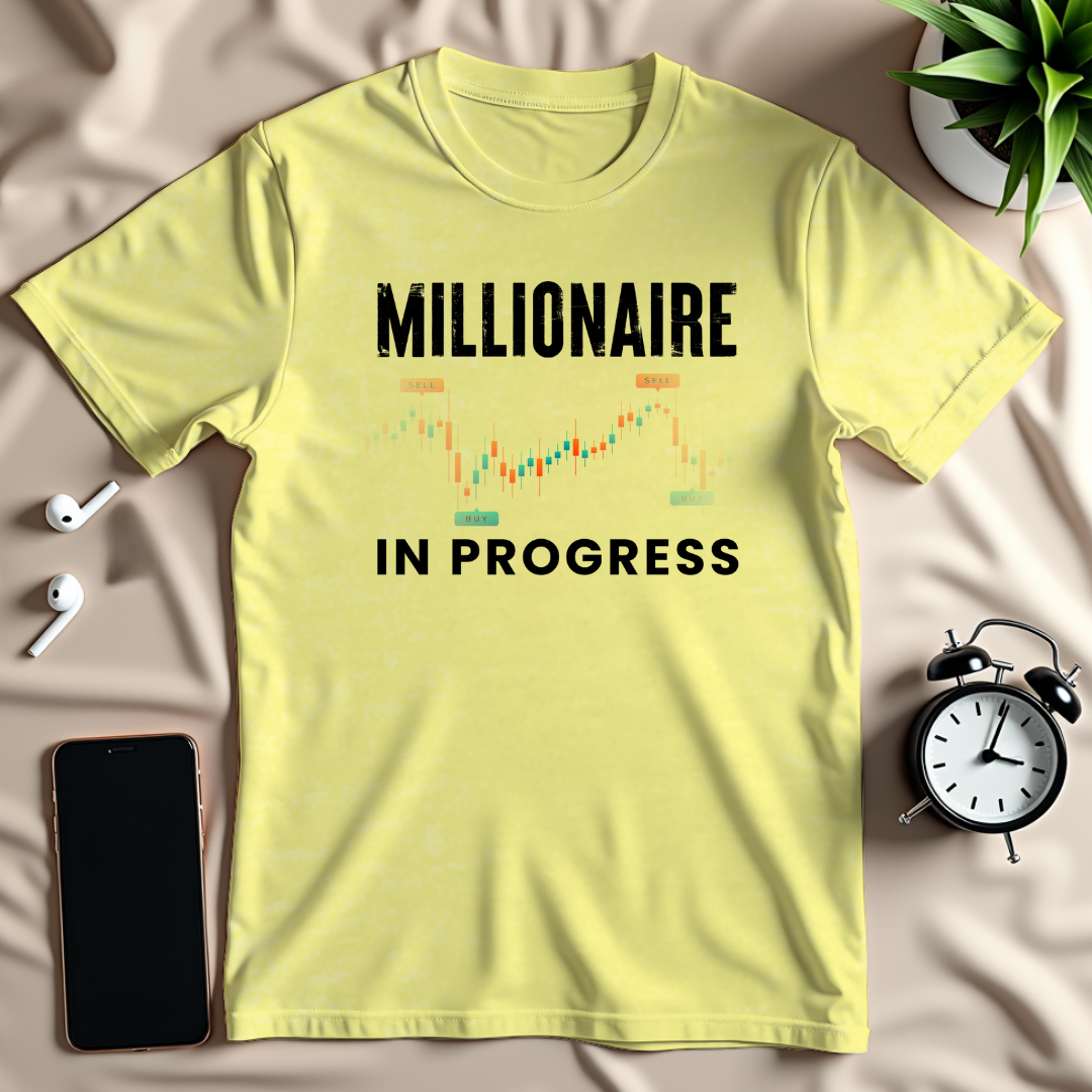 Millionaire In Progress Candle T-Shirt
