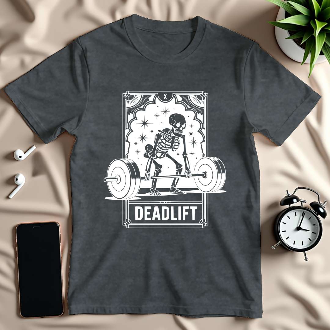 Deadlift Tarot-Card T-Shirt