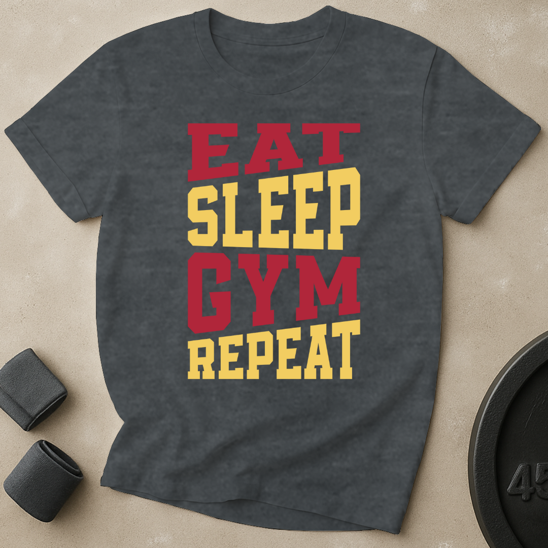 Eat Sleep Gym Repeat T-Shirt