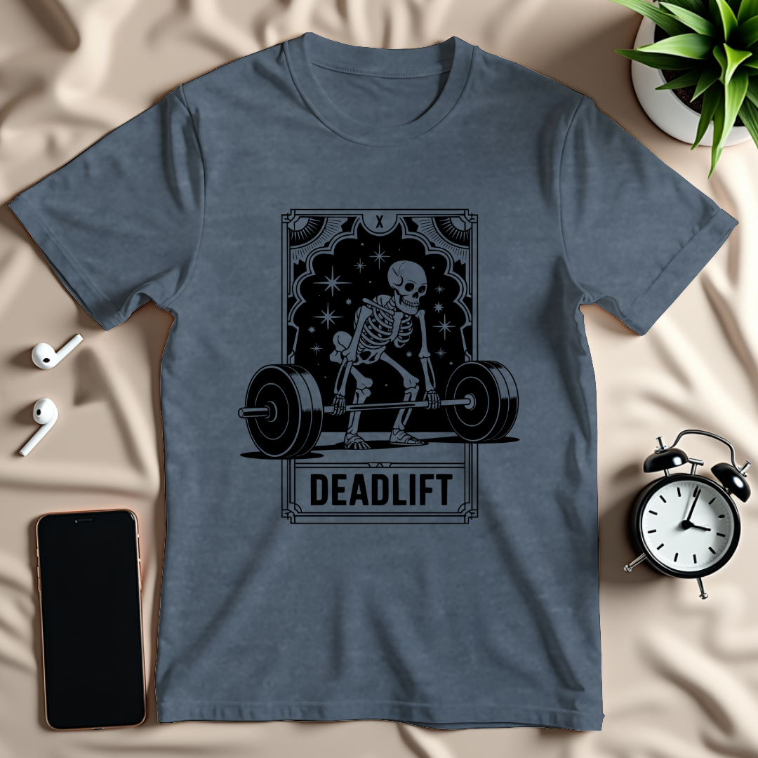 Deadlift Tarot-Card T-Shirt