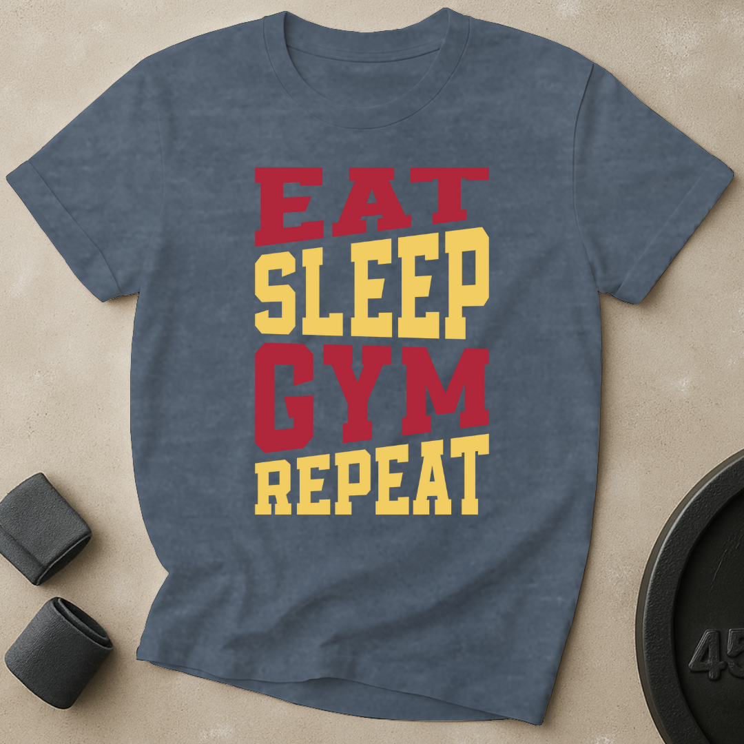 Eat Sleep Gym Repeat T-Shirt