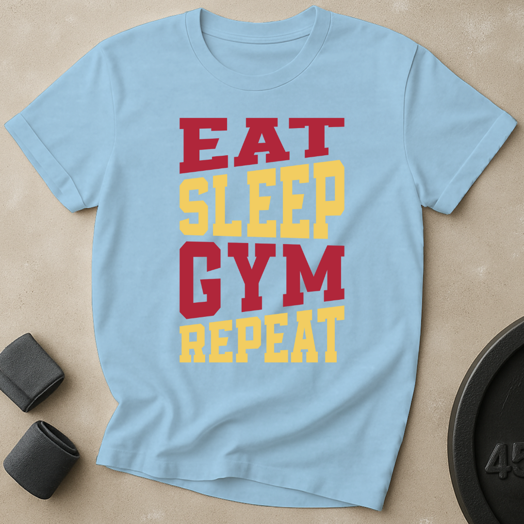 Eat Sleep Gym Repeat T-Shirt