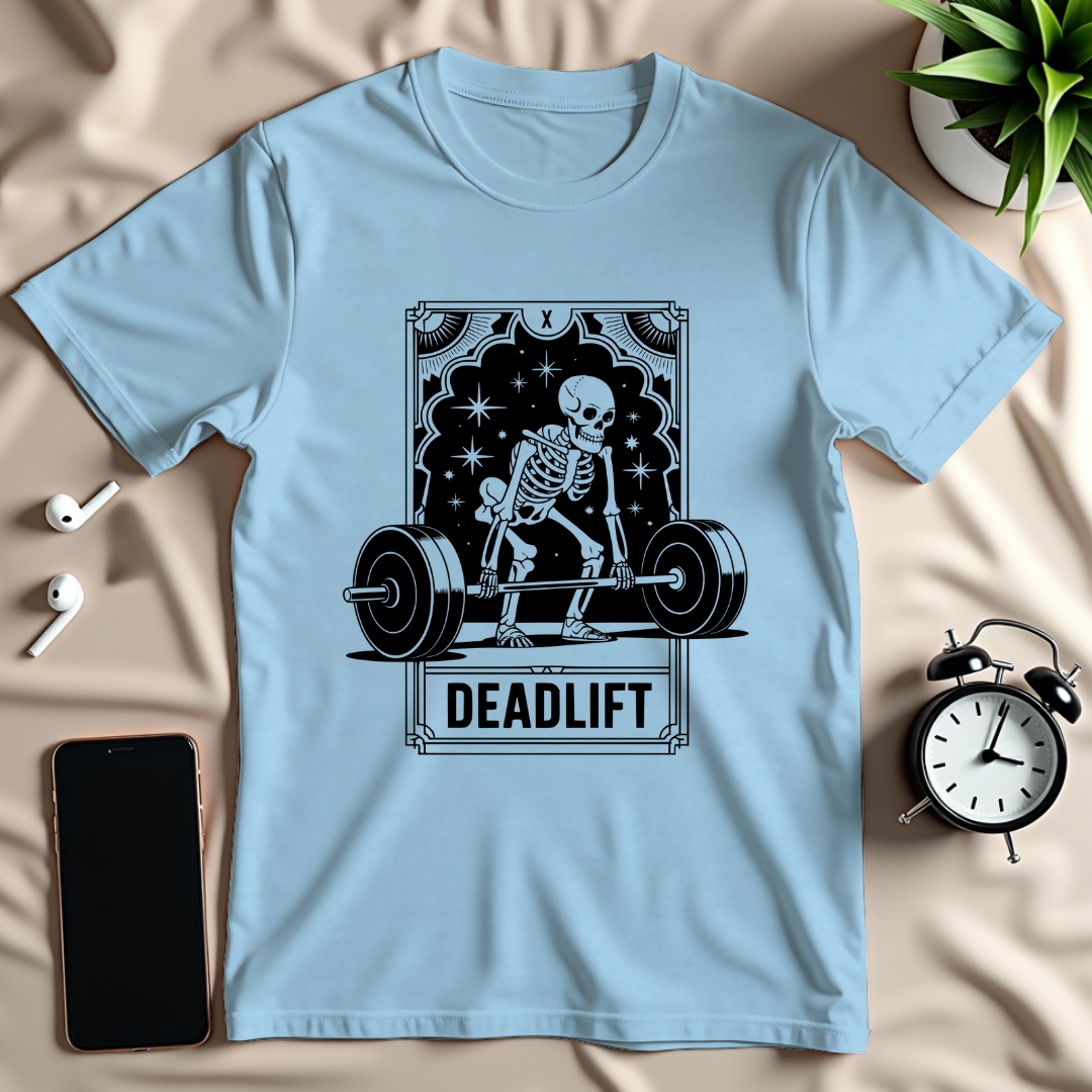 Deadlift Tarot-Card T-Shirt