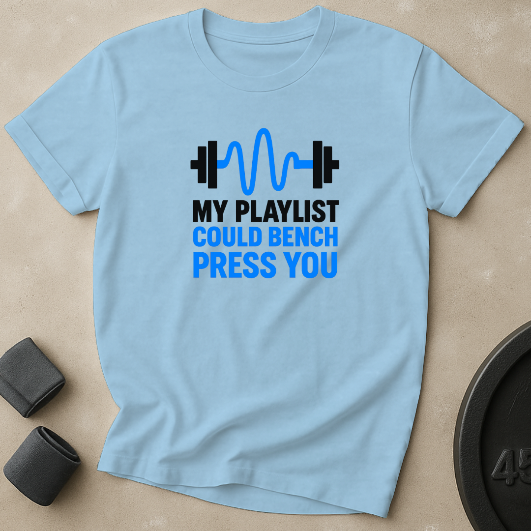 Playlist Benchpress T-Shirt