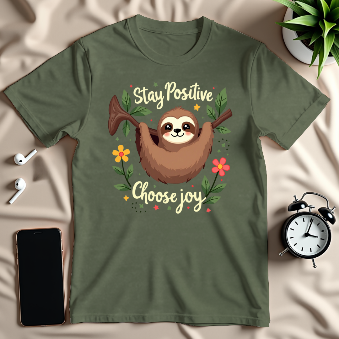 Joyful Sloth T-Shirt