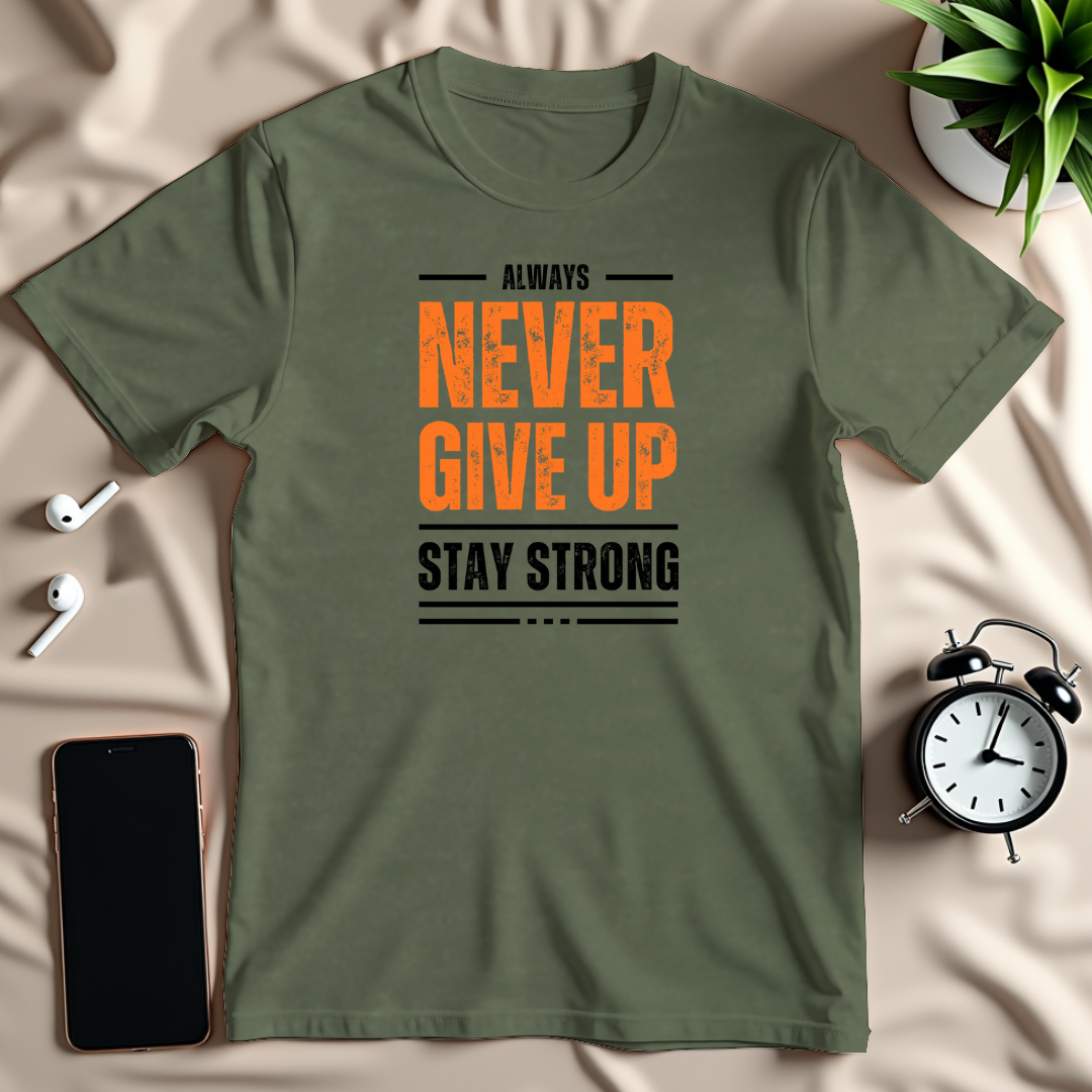 Never Give Up T-Shirt