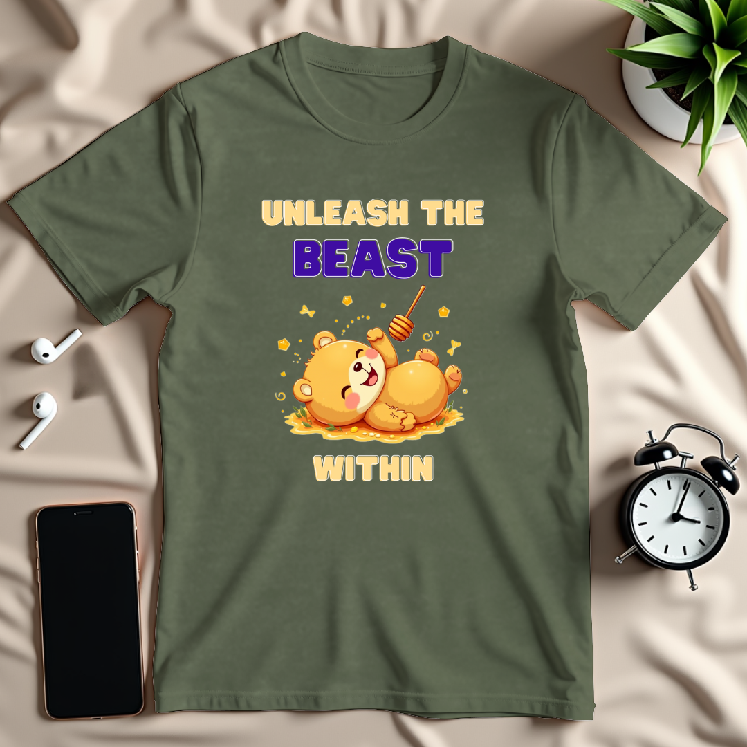 Unleash The Beast Teddy T-Shirt