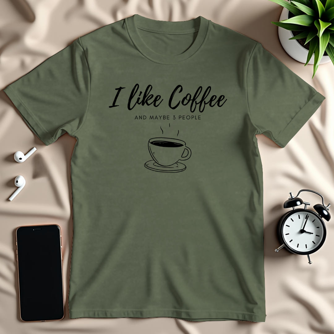 Coffee And Three People T-Shirt