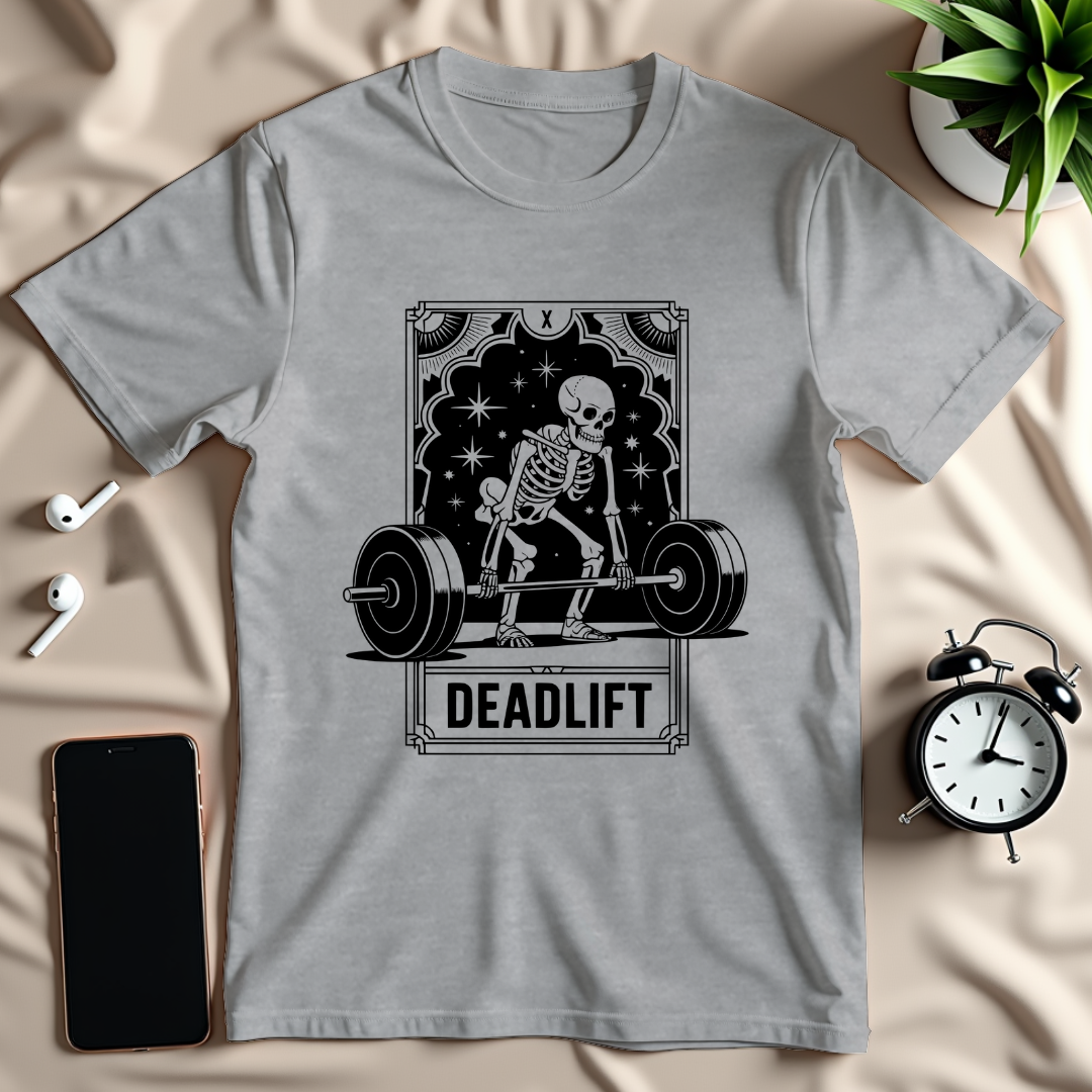 Deadlift Tarot-Card T-Shirt