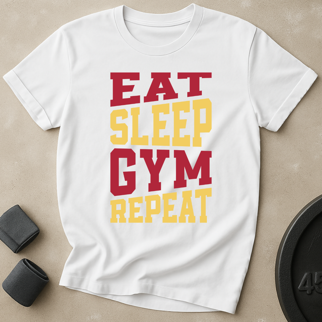 Eat Sleep Gym Repeat T-Shirt