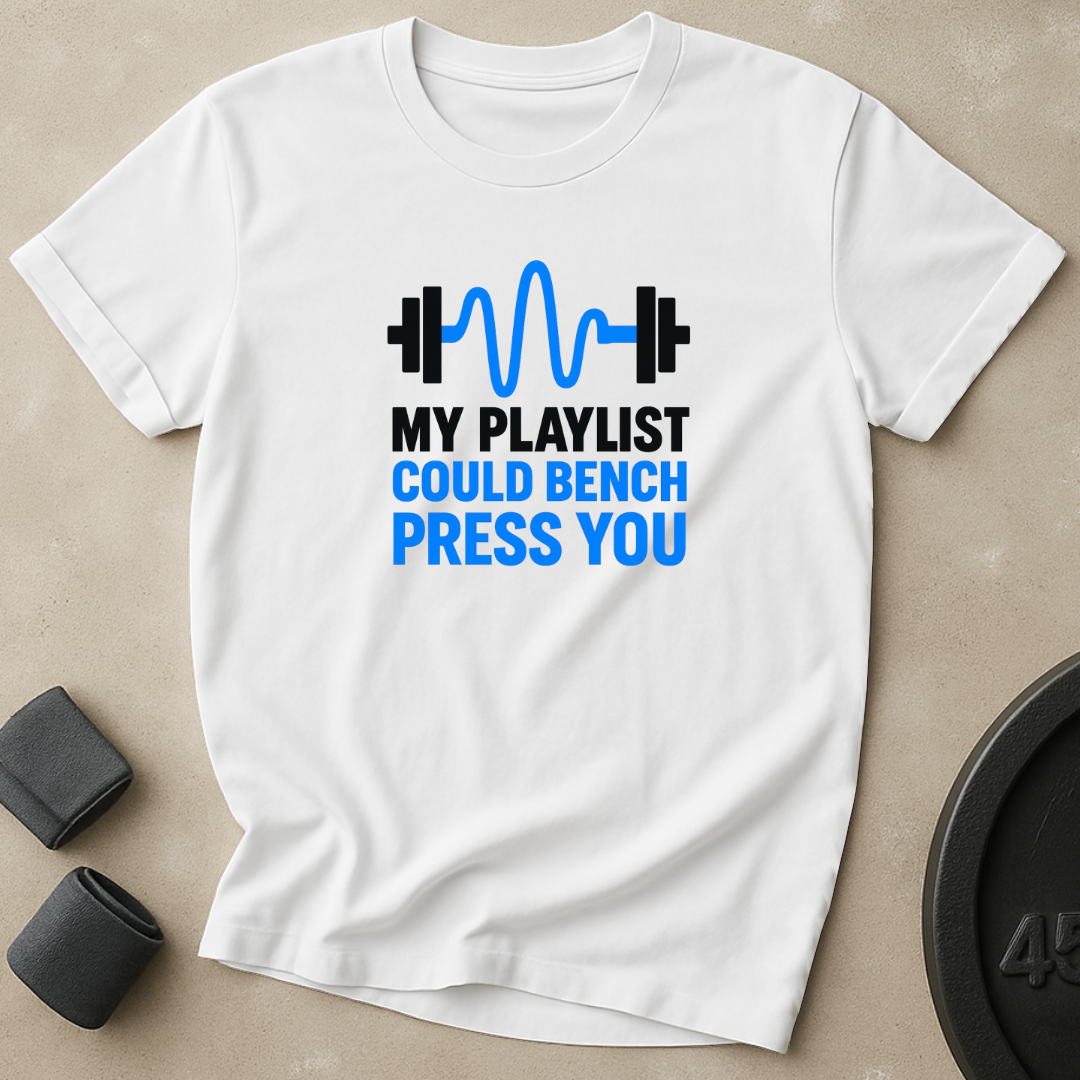 Playlist Benchpress T-Shirt