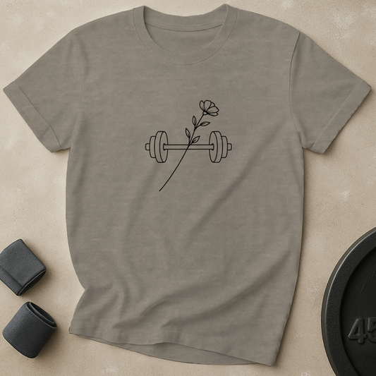 Dumbbell Flower T-Shirt