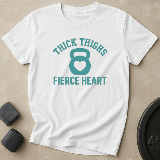 Thick Thighs Fierce Heart T-Shirt
