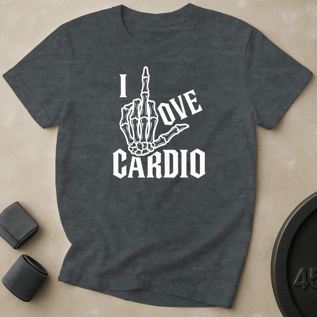 I Love Cardio Finger T-Shirt