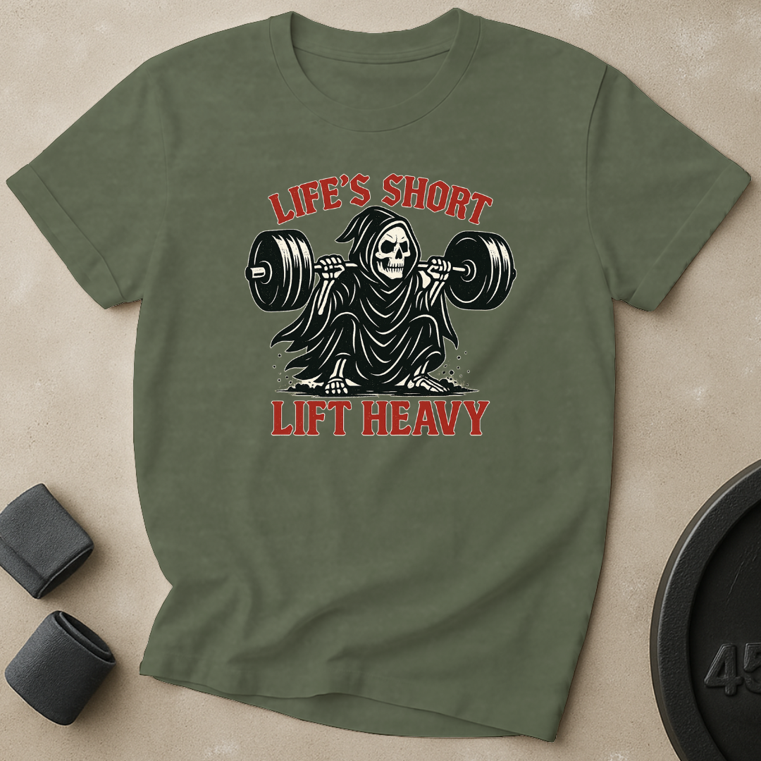Life's Short Lift Heavy T-Shirt