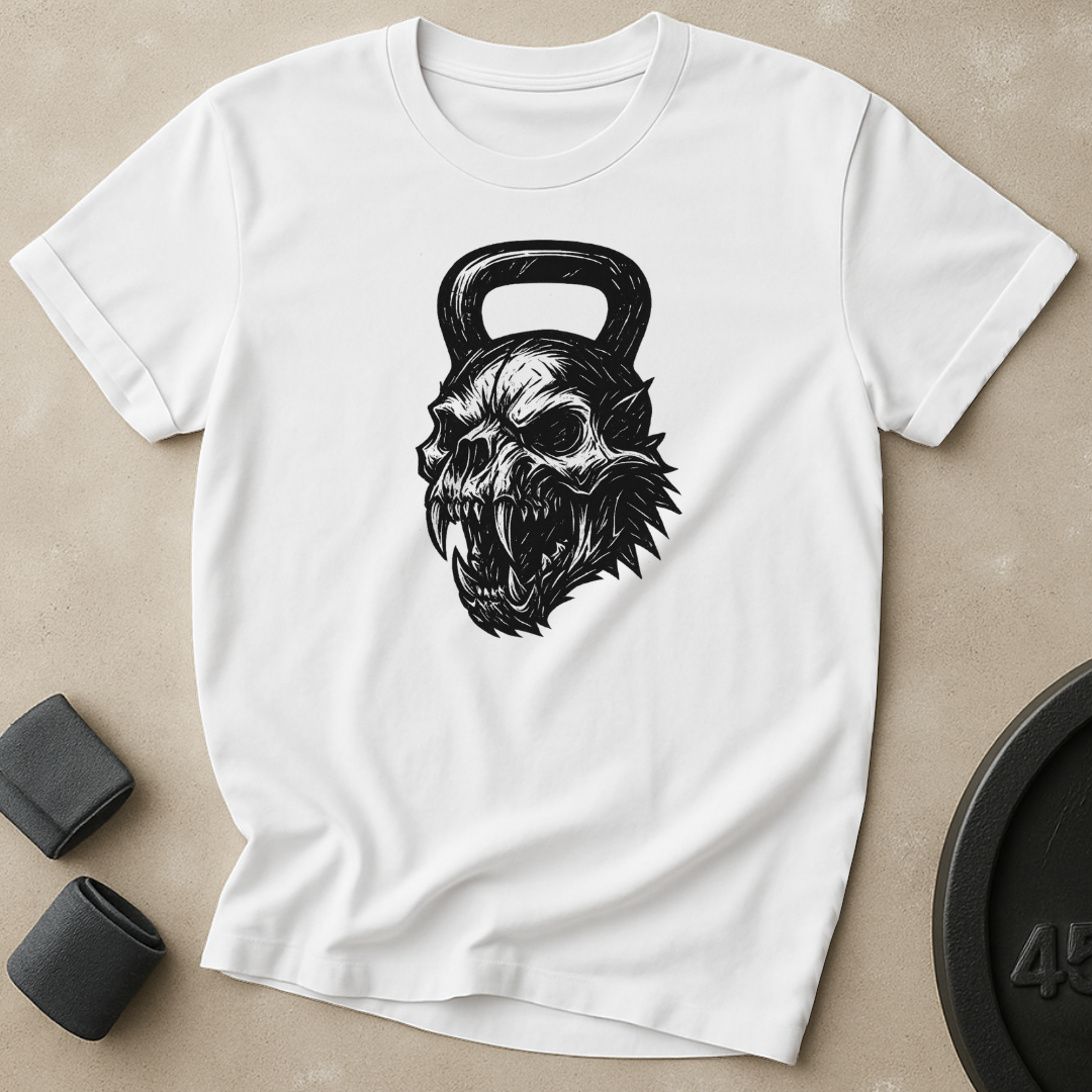 Bear Skull Kettlebell T-Shirt