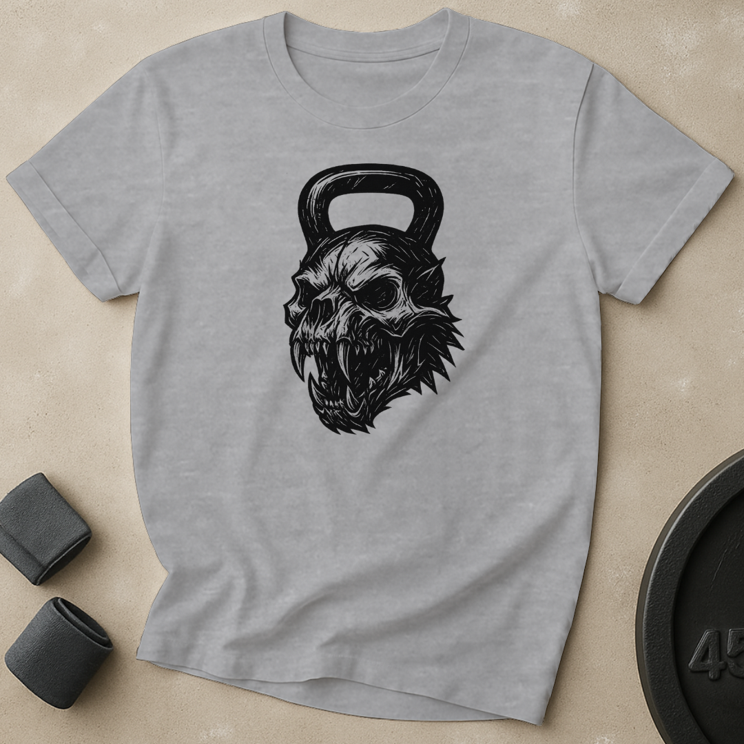 Bear Skull Kettlebell T-Shirt