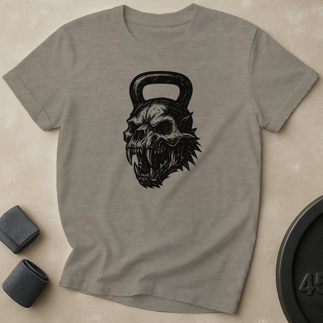 Bear Skull Kettlebell T-Shirt