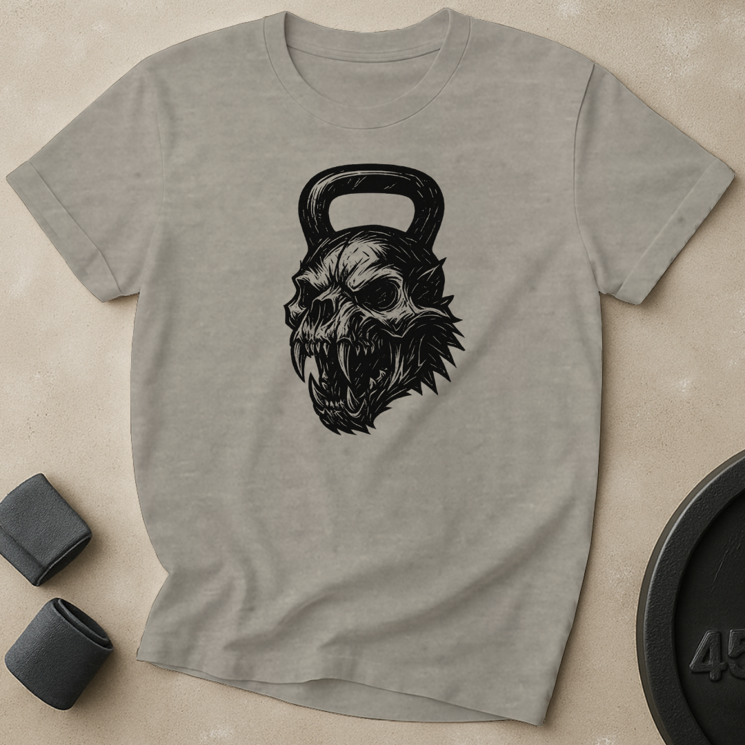 Bear Skull Kettlebell T-Shirt