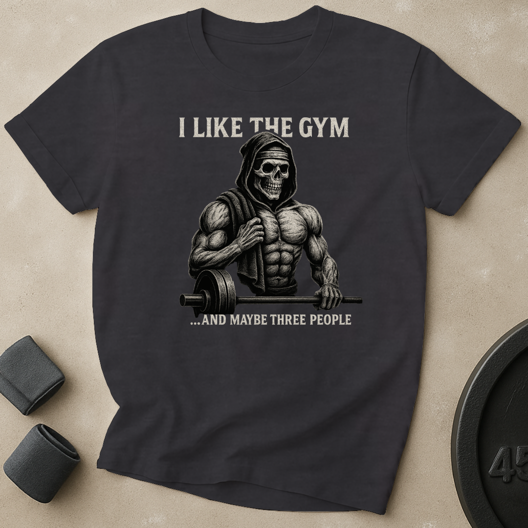 Gym And Three People Reaper T-Shirt