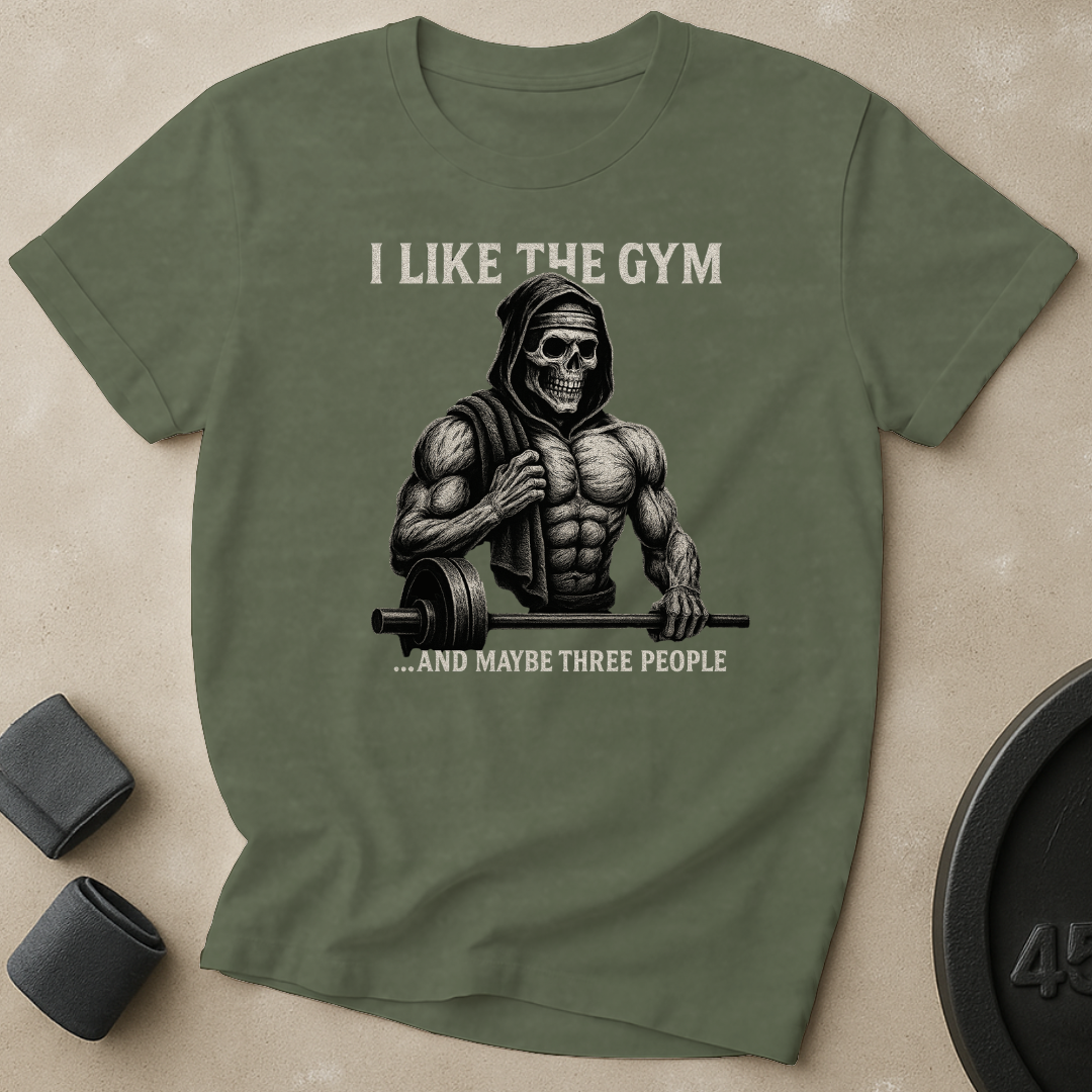 Gym And Three People Reaper T-Shirt