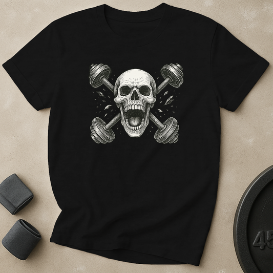 Skull X Dumbbells T-Shirt