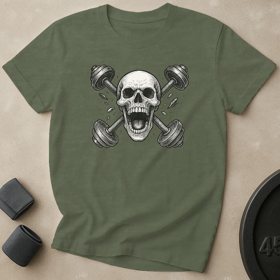 Skull X Dumbbells T-Shirt