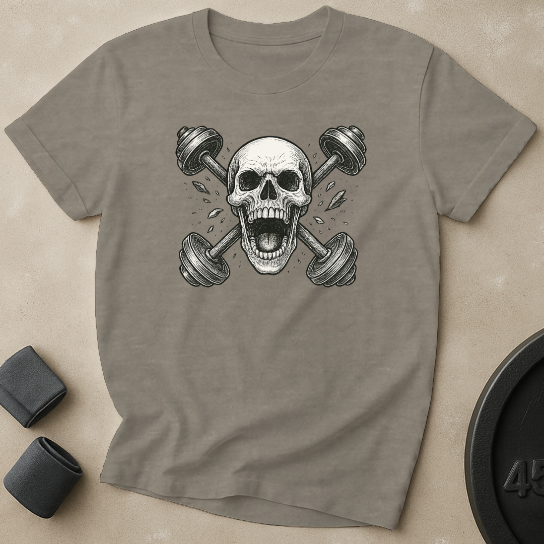 Skull X Dumbbells T-Shirt