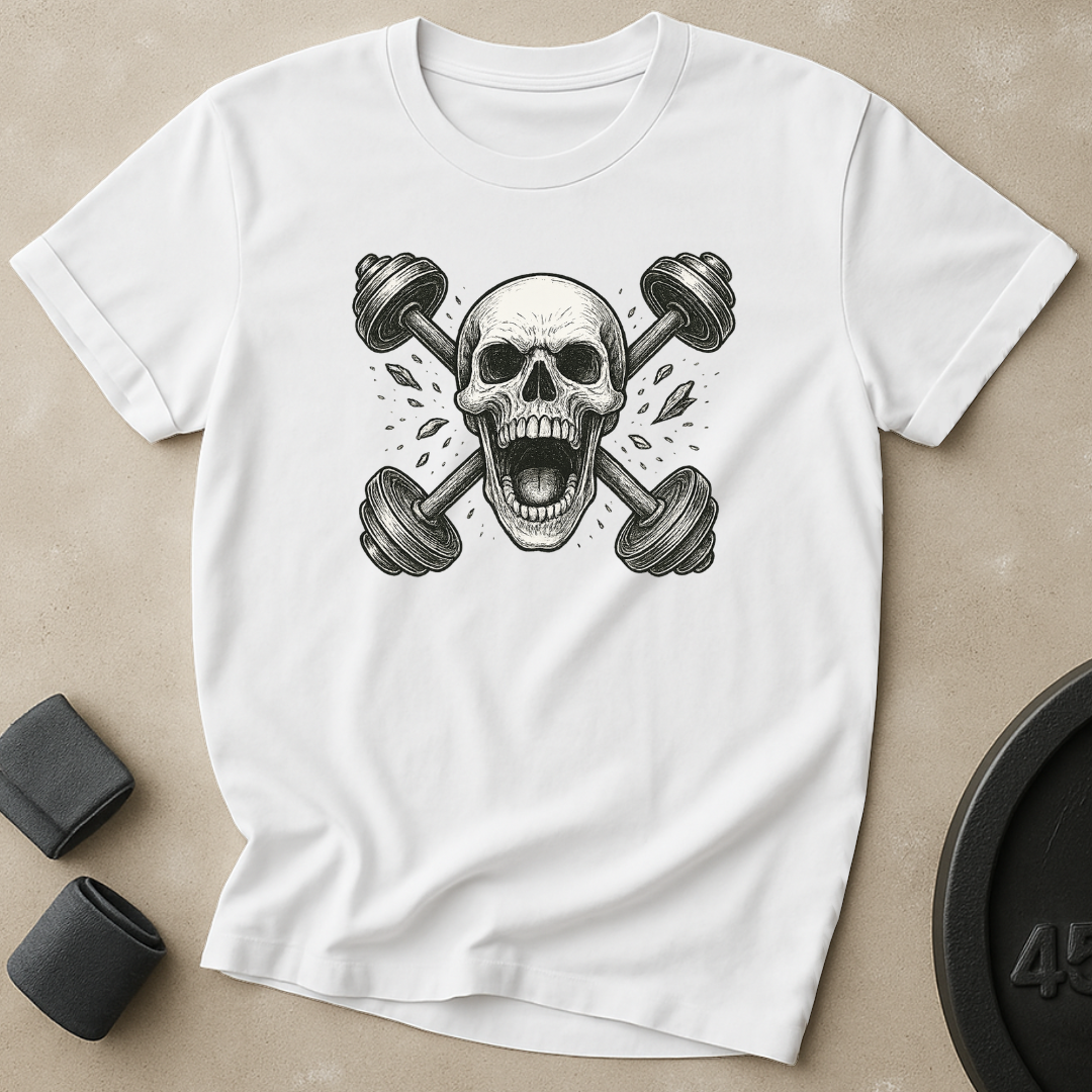 Skull X Dumbbells T-Shirt
