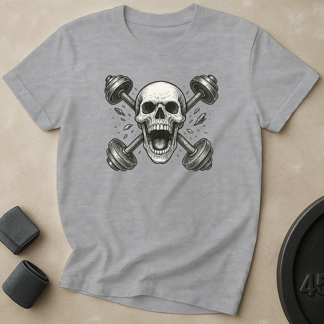 Skull X Dumbbells T-Shirt